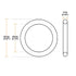 20pcs Nitrile Rubber O-Rings 22mm OD 20mm ID 1mm Width,Metric Nitrile Rubber Sealing Gasket for Automotive Machine Plumbing...
