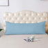 Comfort Beddings Body Pillow Cover Pillowcase 20 x 72 Zipper Closer 100% Organic Cotton 600 Thread Count Premium Light Blue Body Pillowcases Pillo...