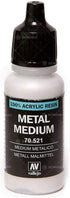 Vallejo Acrylic Paint, Metallic Medium...
