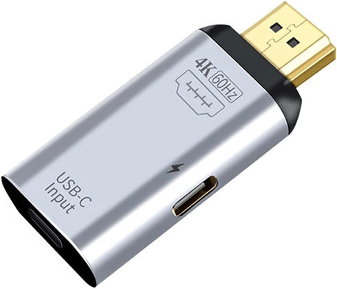 Chenyang USB-C Type-C Female Source Input HDMI Male Output 4K 60Hz 1080P Adapter with PD Power Port for Phone & Laptop...