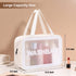 Travel Toiletry Bag for Women and Men, Matte Translucent Toiletry Bag with Handy Handle, Makeup Cosmetic Organizer Bag for Travel Toiletries Acces...