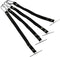 4pcs Black Tape Thong for Tool Belts, Polyester Electrical Tape Chain Strap, Electrical Contractor Tool Belt for Pouch Bag...