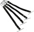 4pcs Black Tape Thong for Tool Belts, Polyester Electrical Tape Chain Strap, Electrical Contractor Tool Belt for Pouch Bag...