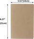 12 Pack 8.25x5.5 Inches Dot Grid Paper Notebook/ A5 Size Dot Journal Notebook, Dot Grid Subject Notebooks Wire-Bound with Kraft Cover, 30 Sheets/6...