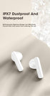 in-Ear Wireless Bluetooth 5.1 Headphones, Earbuds IPX7 Waterproof with Microphone Rechargeable USB C Case with Round LCD Display for Smartphones A...