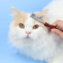 Cat Comb Pet Short Mini Pet Massage Comb with Rounded Copper Teeth for Cats, Dogs, Rabbits Facial Massage, Remove Mats, Tangles and Loose Hair, Su...