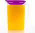 LocknLock Aqua Fridge Door Water Jug with Handle BPA Free Plastic Pitcher with Flip Top Lid Perfect for Making Teas and Juices, 2 Quarts, Purple...
