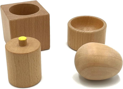 Set of Wooden Pincer Grasp and Egg Cup Puzzles, Pincer Puzzles, First Puzzles, Montessori Toys for 6 months+, Fine Motor Skills Learning...