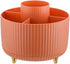 Desk Pencil Pen Holder, 5 Slots 360°Degree Rotating Pencil Pen Organizers for Desk, Desktop Storage Stationery Supplies Pencil Cup Pot for Office ...