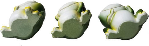 Garden Frog S/3 Ornaments Polyresin Garden Decor Statues for Yard and Patio Lawn Cute Frog Indoor Outdoor Decoration Frog Figurines Animal Statue ...