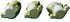 Garden Frog S/3 Ornaments Polyresin Garden Decor Statues for Yard and Patio Lawn Cute Frog Indoor Outdoor Decoration Frog Figurines Animal Statue ...