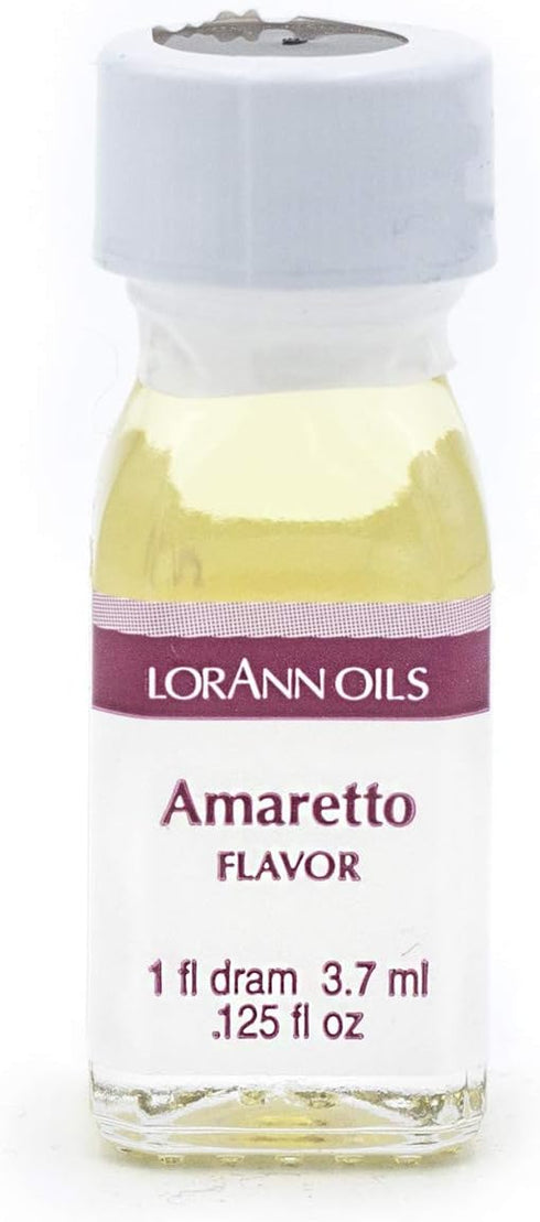 LorAnn Amaretto SS Flavor, 1 dram bottle (.0125 fl oz - 3.7ml - 1 teaspoon)...