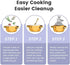KOOC Slow Cooker Liners 8"x11" 30 Count Mini Size Disposable Pot Liners Cooking Bags Fit 0.65 qt to 1.25 qt Pot BPA Free Fresh Locking Seal Design...