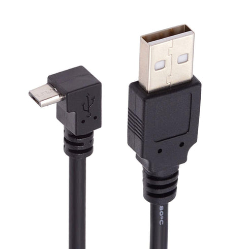 chenyang USB 2.0 to Micro USB 90 Degree UP Angled Data Charge Extension Cable 0.3M...