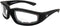Birdz Eyewear Oriole Padded Safety Bifocal Motorcycle Glasses Black Frame Clear Lenses 1.5 Magnification Carry Bag...