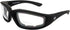 Birdz Eyewear Oriole Padded Safety Bifocal Motorcycle Glasses Black Frame Clear Lenses 1.5 Magnification Carry Bag...