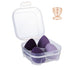 Makeup Sponges Set - Beauty sponges Blending Blenders with Holder and Egg Case, Beauty Blender,Flawless for Cream, Powder and Liquid (Purple)...