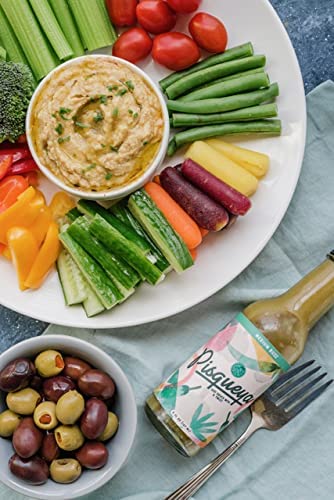 PISQUEYA Hot Sauce - Gourmet Medium Buzz Hot Sauce with Jalapeño Peppers - Plant Based, No Sugar, Gluten Free, Low Sodium - You Can Really Taste t...