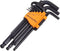 MichaelPro MP001048 Ball End Hex Key Set, 9pc Allen Wrench Set in Metric, Comes with a Convenient Storage Holder with Hook...