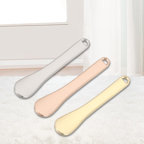 3 Pack Metal Cosmetic Spatulas,Mini Makeup Spoon,Eye Cream Applicator,Facial Cream Mask Scoop Tool,Beauty Spatulas for Facial Cosmetic Face Mask(G...