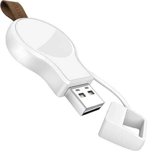 NEWDERY Charger for Apple Watch Portable iWatch USB Wireless Charger, Travel Cordless Charger with Light Weight Magnetic Quick Charge for Apple Wa...