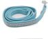 Scicalife PU Leather Dog Leash Training Walking Pet Leash Products Colorful Walking Leashes with Sparkly Studded Rhinestone for Cats or Dogs (Blue...
