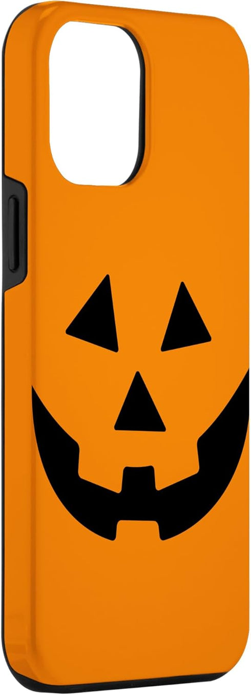iPhone 12 Pro Max Jack O Lantern Orange Pumpkin Face Halloween Costume Case...