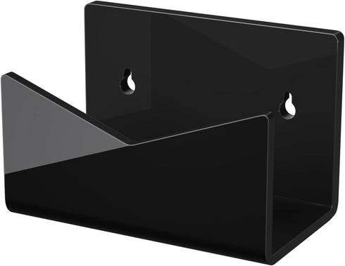 Richboom Acrylic Mail Holder, Envelope Holder for Desk Countertop Letter Holder for Home Office School (1 Section Black)...