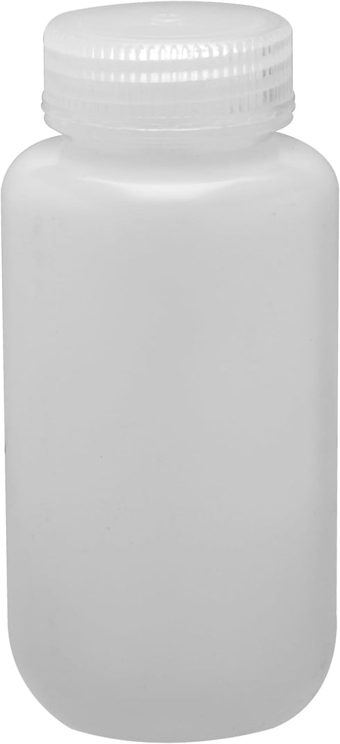 EISCO Reagent Bottle, 500mL - Wide Mouth with Screw Cap - HDPE Labs...