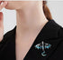 3Pcs Enamel Fly Dragon Brooch Party Sky Blue Green Violet Gifts For Women...