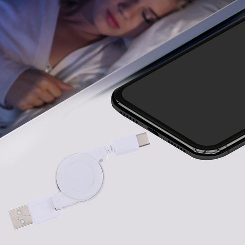 Retractable USB C Cable, Retractable Charger for Car Travel Essentials USB 3.1 Adjustable Retractable Charging Cable USB to USB C Retractable Cabl...