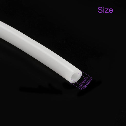 DMiotech 2mm ID 4mm OD 3.3 Feet Silicone Tube Translucent Industrial Silicone Tubing for Water Air Pump...