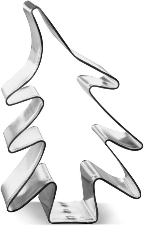 Foose Pine Tree Cookie Cutter 3.5 Inch –Tin Plated Steel Cookie Cutters – Pine Tree Cookie Mold...