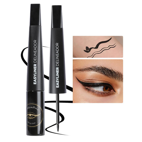 AKARY Dip Eyeliner Waterproof 24H Longlasting, Black Liquid Eyeliner Quick Drying, Colored Eye Liner Pencil for Women Bold & Natural Eye Make Up w...