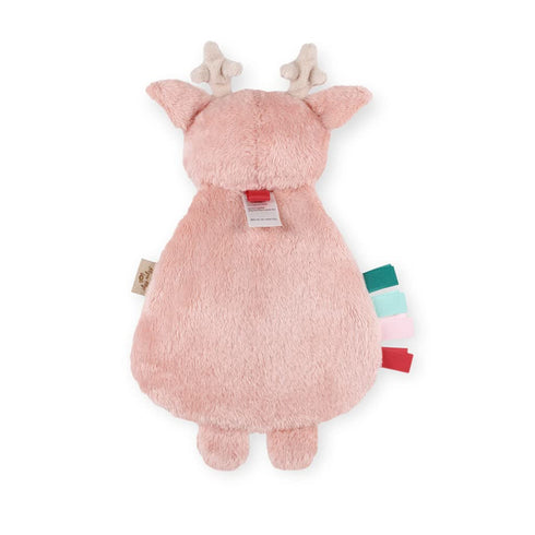 Itzy Ritzy - Itzy Lovey Including Teether, Textured Ribbons & Dangle Arms; Features Crinkle Sound, Sherpa Fabric and Minky Plush; Holly The Reinde...