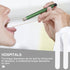 25pcs Depressors Stir Sticks Reusable Applicator Sticks Stirring Stick Tool for Laboratory White Plastic Scraper...