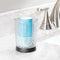 mDesign Plastic/Steel Compact Small Disposable Paper Cup Dispenser Storage Holder for Rinsing Cups on Bathroom Vanity Countertops - Rain Collectio...