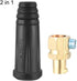uxcell TIG Welding Panel Connector DKJ50-70 Quick Fitting Black...