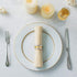 Accmor Napkin Rings, Metal Gold Round Napkin Rings Buckles for Table Decorations, Wedding, Dinner, Party, Set of 4...