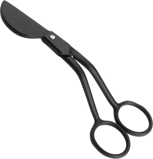 Applique Pelican Duckbill Blade 5.8 Inch - Double Bent Curved Offset Handle Scissors with Pouch Sleeve for Embroidery, Fabric, Thread, Knitting, S...