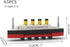 MOC 65pcs Titanic Break in Half City Model Building Blocks RMS Cruise Ship Shipwreck DIY Boat Construction Children Toys Gifts...