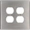 Leviton 84116 SS WP 2G DUP OVERSIZED......