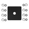 (4+4 Sets) 3/8” and 1/2" Impact Retaining Ring Clip with O-Ring for Milwaukee Electric/Pneumatic Type Impact Wrench, Retainer Ring Anvil Install T...