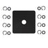 (4+4 Sets) 3/8” and 1/2" Impact Retaining Ring Clip with O-Ring for Milwaukee Electric/Pneumatic Type Impact Wrench, Retainer Ring Anvil Install T...