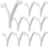 Pool Brush Clip,10Pcs Pool Pole Clips Butterfly v-Clip Plastic Universal Pool Attachment Clips Replacement Set For All Swimming Pool Spa Brush&Han...