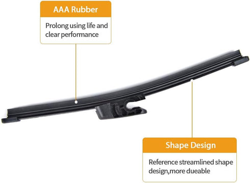 MIKKUPPA For Hyundai Veloster Rear Wiper Blade 2012-2017 - Replacement OEM 988112V000...