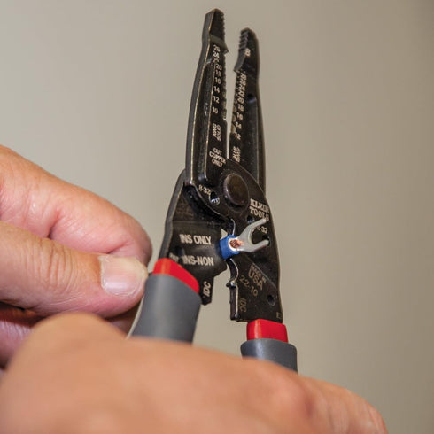 Klein Tools 1019 Klein Kurve Wire Stripper / Crimper / Cutter for B and IDC Connectors, Made in USA, Terminals, More...