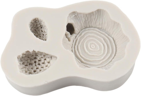 Tree Stump Cake Fondant Mold Hedgehog Silicone Molds For Cake Decoration Cupcake Topper Chocolate Candy Polymer Clay Gum Paste...