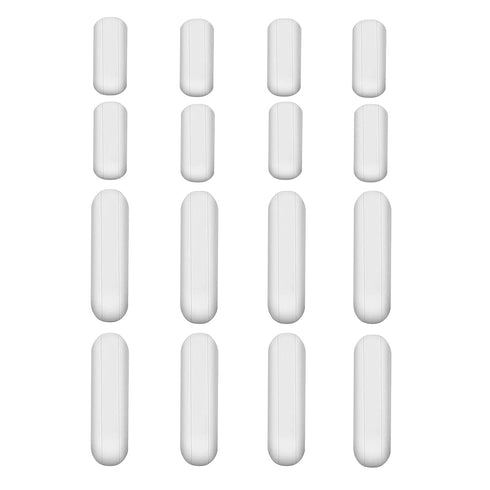 16 PCS PTFE Magnetic Stirring Bar Set - Laboratory Stirrer Mixer Bar - Stir Plate Magnet Bar Rod Stick - Spinning Spin Mixing Bar for Lab (8 Big +...
