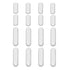 16 PCS PTFE Magnetic Stirring Bar Set - Laboratory Stirrer Mixer Bar - Stir Plate Magnet Bar Rod Stick - Spinning Spin Mixing Bar for Lab (8 Big +...